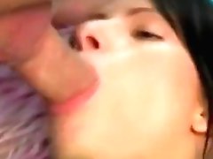 Brown-haired Stepsister Fellates And Fucks Sleeping Stepbrother