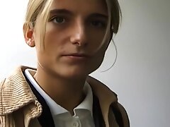 German Teenager Masturbating On The Table